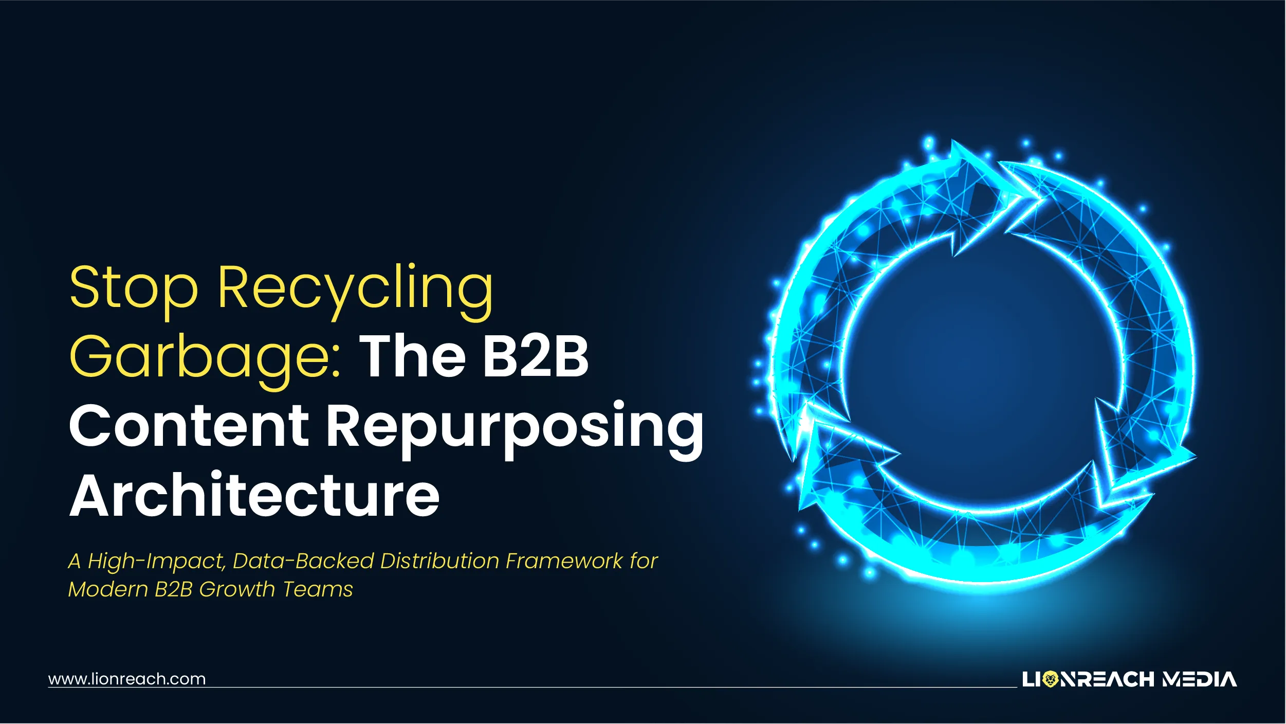 Stop Recycling Garbage: The B2B Content Repurposing Architecture